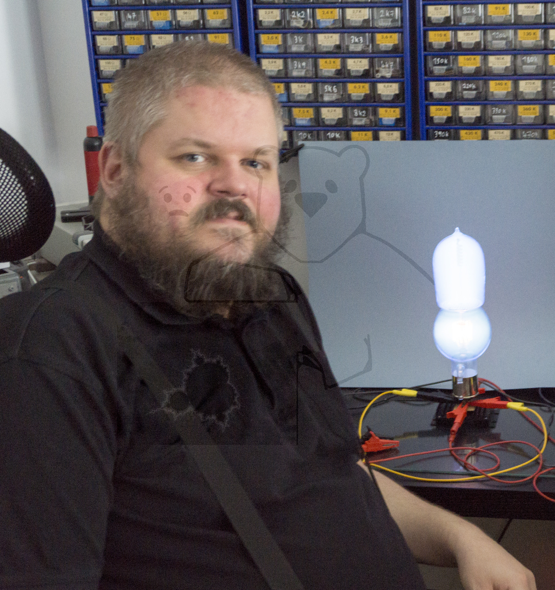 Der Besitzer der Liebenröhre Nr. "Ss 990" ist zufrieden